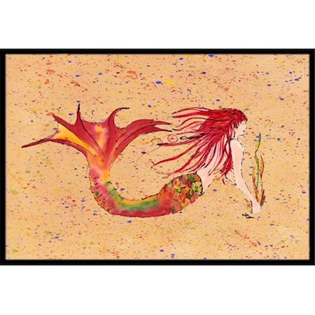 Carolines Treasures Carolines Treasures 8339-JMAT 36 x 24 in. Mermaid Indoor Or Outdoor Doormat 8339-JMAT